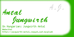 antal jungwirth business card
